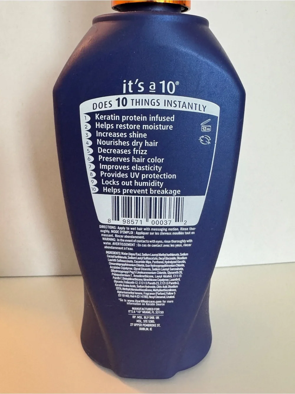 It’s a 10 plus keratin shampoo and conditioner bundle NWT
